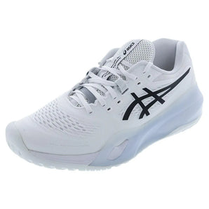 Men's GEL-Resolution X Tennis Shoes White and Black-Footwear-Asics-1041A481-100S25-Tennis Express