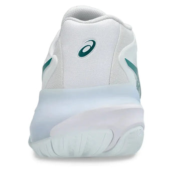 Men's GEL-Resolution X Tennis Shoes White and Pitch Green-Footwear-Asics-1041A481-102F25-4-Tennis Express