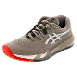 Men's GEL-Resolution X Tennis Shoes Greige and Soft Oat,Footwear,Asics,Greige/Soft Oat,6,Tennis Express,1041A481-200F26copy