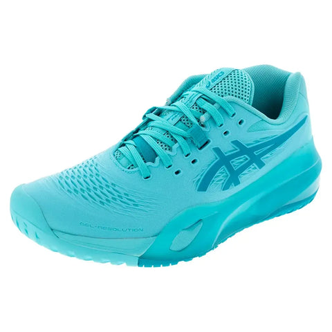 Men's GEL-Resolution X Tennis Shoes Ice Mint and Lagoon – Tennis