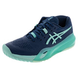 Men's GEL-Resolution X Tennis Shoes Night Sky and Illuminate Mint,Footwear,Asics,Night Sky/Illuminate Mint,6,Tennis Express,1041A481-404F26copy