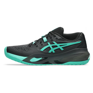 Men's GEL-Resolution X Tennis Shoes Black and Aurora Green-Footwear-Asics-1041A481_003S26-1-Tennis Express