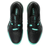 Men's GEL-Resolution X Tennis Shoes Black and Aurora Green-Footwear-Asics-1041A481_003S26-3-Tennis Express