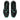 Men's GEL-Resolution X Tennis Shoes Black and Aurora Green-Footwear-Asics-1041A481_003S26-3-Tennis Express