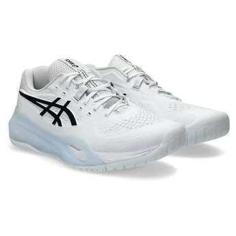 Men's GEL-Resolution X Tennis Shoes White and Black-Footwear-Asics-1041A481_100-Tennis Express