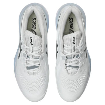 Men's GEL-Resolution X Tennis Shoes White and Black-Footwear-Asics-1041A481_100_3-Tennis Express