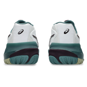 Men's GEL-Resolution X Tennis Shoes White and Dark Aubergine,Footwear,Asics,,,Tennis Express,1041A481_104-4