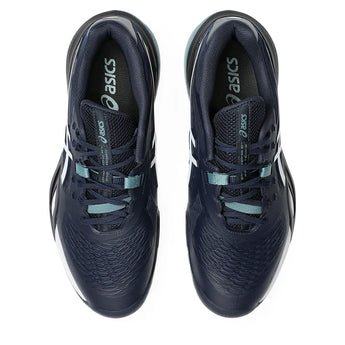 Men's GEL-Resolution X Tennis Shoes Midnight and White,Footwear,Asics,,,Tennis Express,1041A481_403-3