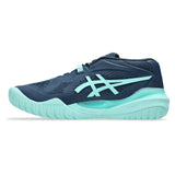 Men's GEL-Resolution X Tennis Shoes Night Sky and Illuminate Mint,Footwear,Asics,,,Tennis Express,1041A481_404-2