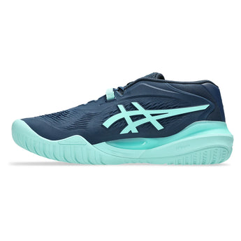 Men's GEL-Resolution X Tennis Shoes Night Sky and Illuminate Mint,Footwear,Asics,,,Tennis Express,1041A481_404-2