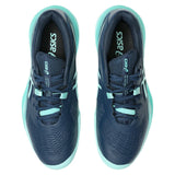 Men's GEL-Resolution X Tennis Shoes Night Sky and Illuminate Mint,Footwear,Asics,,,Tennis Express,1041A481_404-3