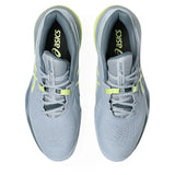 Men's CLAY Court GEL-Resolution X Tennis Shoes Grey Blue and Pistachio,Footwear,Asics,,,Tennis Express,1041A485-402U26-3