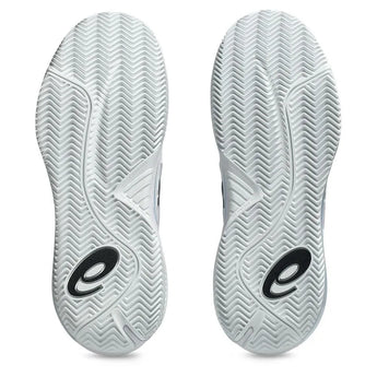 Men's GEL-Resolution X Clay Tennis Shoes White and Black-Footwear-Asics-1041A485_100_4-5-[Sku]-Tennis Express