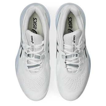 Men's GEL-Resolution X Clay Tennis Shoes White and Black-Footwear-Asics-1041A485_100_5-4-[Sku]-Tennis Express