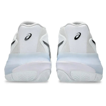 Men's GEL-Resolution X Clay Tennis Shoes White and Black-Footwear-Asics-1041A485_100_7-6-[Sku]-Tennis Express