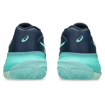 Men's CLAY Court GEL-Resolution X Tennis Shoes Night Sky and Illuminate Mint,Footwear,Asics,,,Tennis Express,1041A485_404-3