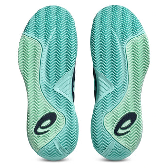 Men's CLAY Court GEL-Resolution X Tennis Shoes Night Sky and Illuminate Mint,Footwear,Asics,,,Tennis Express,1041A485_404-6