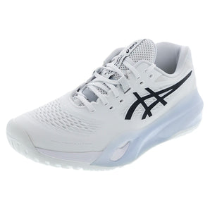Men's GEL-Resolution X 2E Width Tennis Shoes White and Black-Footwear-Asics-7-WHITE/BLACK, [current_file_name-Tennis Express