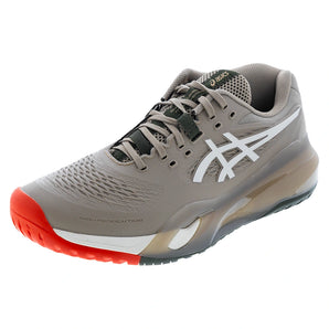 Men's GEL-Resolution X Wide Tennis Shoes Greige and Soft Oat,Footwear,Asics,Greige/Soft Oat,6,Tennis Express,1041A487-200F26copy