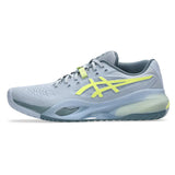 Men's GEL-Resolution X 2E Width Tennis Shoes Grey Blue and Pistachio,Footwear,Asics,,,Tennis Express,1041A487-402U26-1