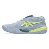 Men's GEL-Resolution X 2E Width Tennis Shoes Grey Blue and Pistachio,Footwear,Asics,,,Tennis Express,1041A487-402U26-2