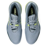 Men's GEL-Resolution X 2E Width Tennis Shoes Grey Blue and Pistachio,Footwear,Asics,,,Tennis Express,1041A487-402U26-3