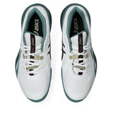 Men's GEL-Resolution X Wide Tennis Shoes White and Dark Aubergine,Footwear,Asics,,,Tennis Express,1041A487_104-4