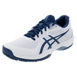 Men's Game FF Pickleball Shoes White and Twilight Blue-Footwear-Asics-1041A488-101S26copy-675401Tennis Express