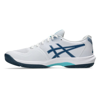 Men's Game FF Pickleball Shoes White and Mako Blue,Footwear,Asics,,,Tennis Express,1041A488-102F26-1