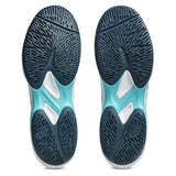 Men's Game FF Pickleball Shoes White and Mako Blue,Footwear,Asics,,,Tennis Express,1041A488-102F26-6