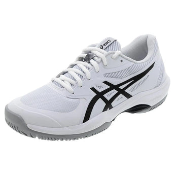 Men's Game FF Tennis Shoes White and Black-Footwear-Asics-1041A489-101S25-1-[Sku]-Tennis Express