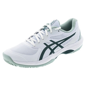 Men's Game FF Tennis Shoes White and Dark Neptune-Footwear-Asics-6-WHITE/DARK_NEPTUNE, [current_file_name-Tennis Express