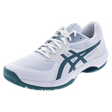 Men's Game FF Tennis Shoes White and Foggy Teal,Footwear,Asics,White/Foggy Teal,6,Tennis Express,1041A489-105F26copy