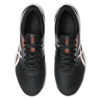 Men's Game FF Tennis Shoes Black and Cherry Tomato,Footwear,Asics,,,Tennis Express,1041A489_003-3