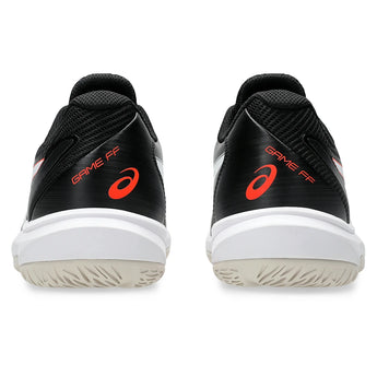 Men's Game FF Tennis Shoes Black and Cherry Tomato,Footwear,Asics,,,Tennis Express,1041A489_003-5