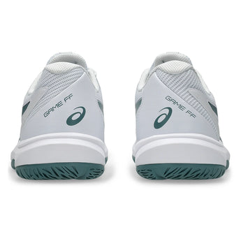 Men's Game FF Tennis Shoes White and Foggy Teal,Footwear,Asics,,,Tennis Express,1041A489_105-4