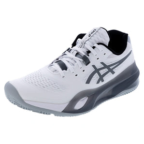 Men's GEL-Resolution X Padel Shoes White and Steel Grey,Footwear,Asics,White/Steel Grey,6,Tennis Express,1041A492-100F26copy