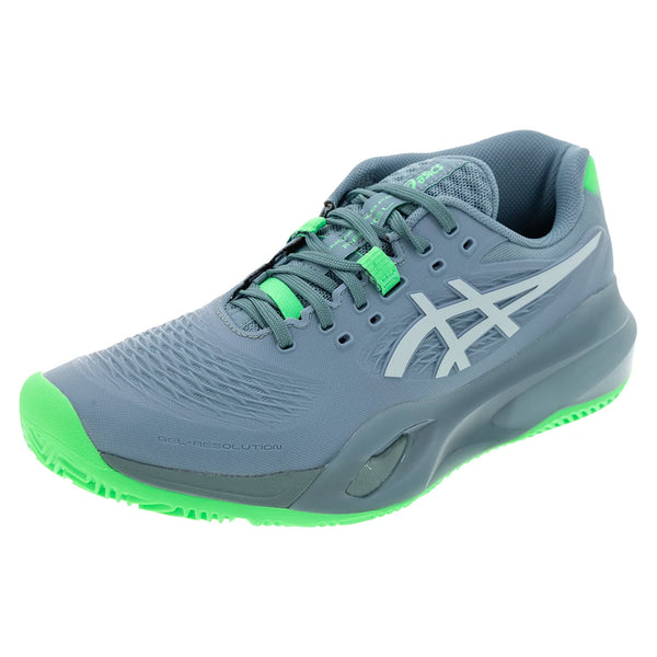 Men's GEL-Resolution X Padel Shoes Saba Blue and Cool Grey-Footwear-Asics-1041A492-403S26copy-675417Tennis Express