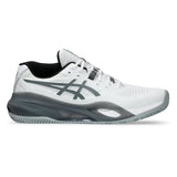 Men's GEL-Resolution X Padel Shoes White and Steel Grey,Footwear,Asics,,,Tennis Express,1041A492_100F26-1