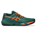 Men's GEL-Resolution X Padel Shoes Jewel Green and Energy Orange,Footwear,Asics,,,Tennis Express,1041A492_300F26-1