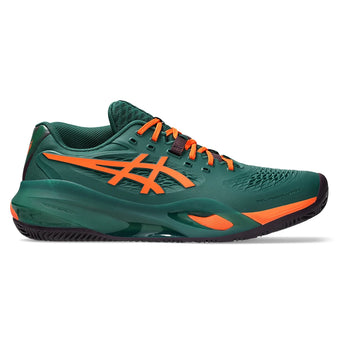 Men's GEL-Resolution X Padel Shoes Jewel Green and Energy Orange,Footwear,Asics,,,Tennis Express,1041A492_300F26-1