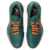 Men's GEL-Resolution X Padel Shoes Jewel Green and Energy Orange,Footwear,Asics,,,Tennis Express,1041A492_300F26-3
