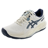 Men's CLAY Court GEL-Challenger 15 Tennis Shoes Oatmeal and Midnight,Footwear,Asics,Oatmeal/Midnight,6,Tennis Express,1041A508-250F26copy