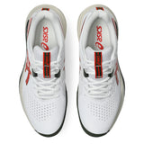 Men's GEL-Challenger 15 Clay Tennis Shoes White and Cherry Tomato,Footwear,Asics,,,Tennis Express,1041A508_104-4