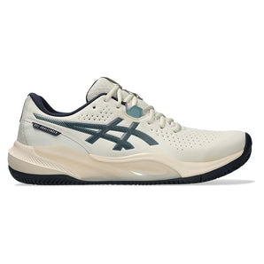 Men's CLAY Court GEL-Challenger 15 Tennis Shoes Oatmeal and Midnight,Footwear,Asics,,,Tennis Express,1041A508_250-1
