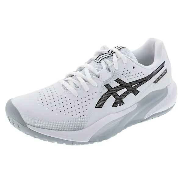 Men's GEL-Challenger 15 Tennis Shoes White and Gunmetal – Tennis