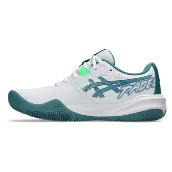 Men's GEL-Challenger 15 Padel Shoes White and Misty Pine-Footwear-Asics-1041A511-101S26-2-Tennis Express