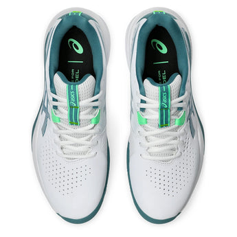 Men's GEL-Challenger 15 Padel Shoes White and Misty Pine-Footwear-Asics-1041A511-101S26-3-Tennis Express