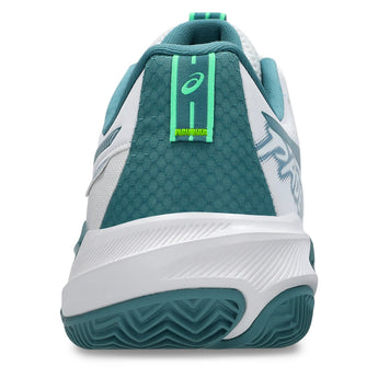 Men's GEL-Challenger 15 Padel Shoes White and Misty Pine-Footwear-Asics-1041A511-101S26-4-Tennis Express