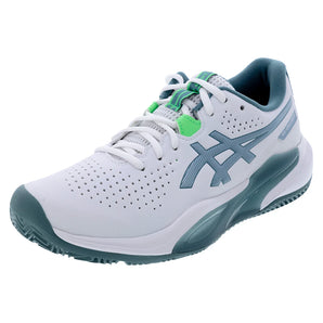 Men's GEL-Challenger 15 Padel Shoes White and Misty Pine-Footwear-Asics-1041A511-101S26copy_d11efcd0-1128-4633-9459-8c997084894e-675464Tennis Express